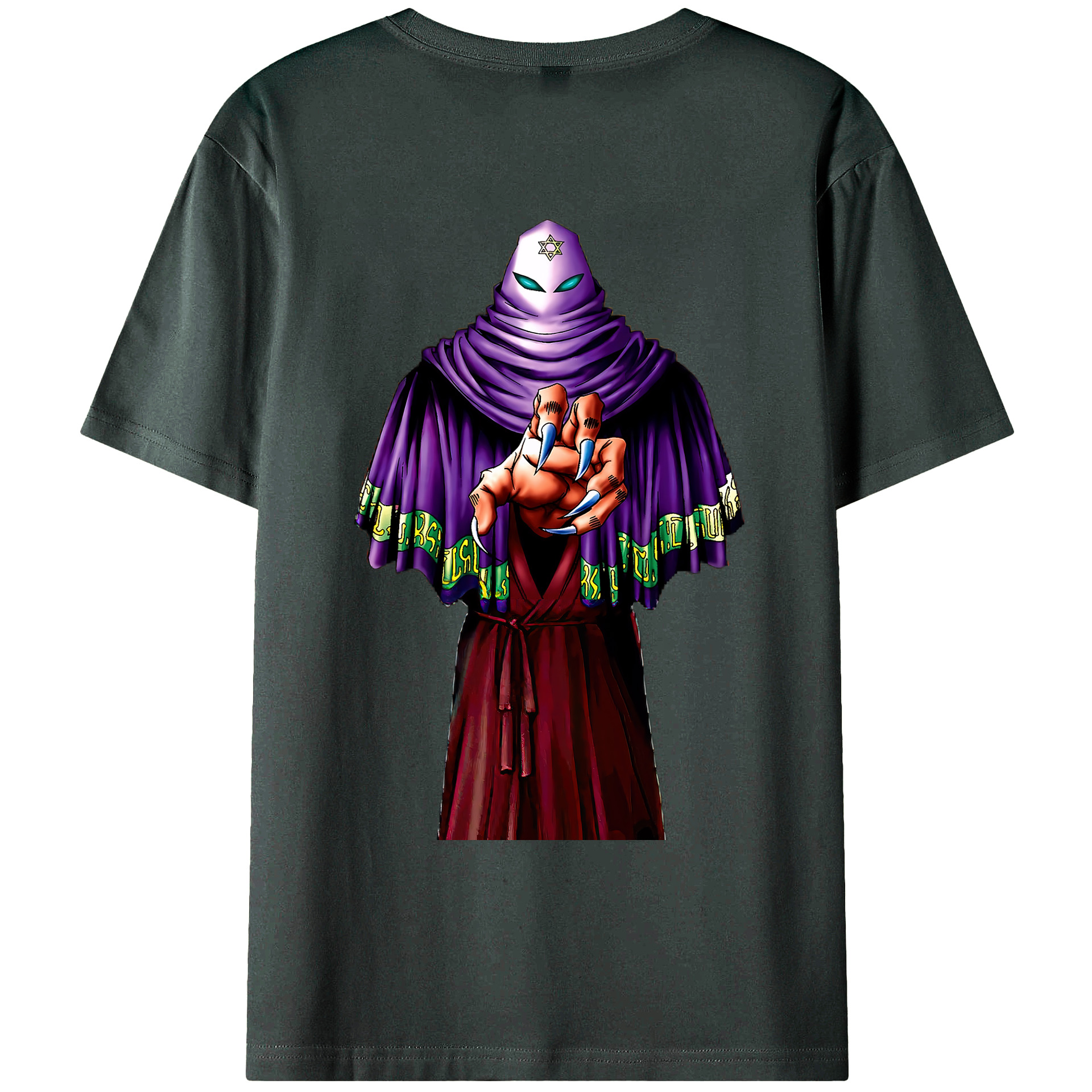 （画像用） 遊☆戯☆王 Yu-Gi-Oh! 綿100％ メンズ半袖Tシャツ（バックプリント） 通気性